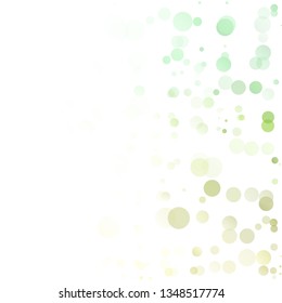 Bubbles Circle Dots Unique Colorful Bright Vector Background