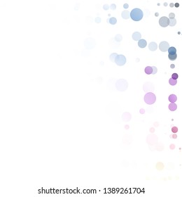 Bubbles Circle Dots Unique Colorful Bright Vector Background