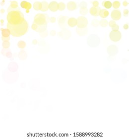 Bubbles Circle Dots Unique Colorful Bright Vector Background