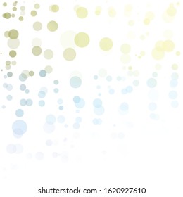 Bubbles Circle Dots Unique Colorful Bright Vector Background