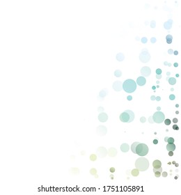 Bubbles Circle Dots Unique Colorful Bright Vector Background