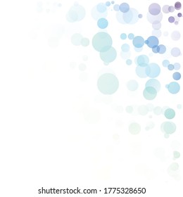 Bubbles Circle Dots Unique Colorful Bright Vector Background