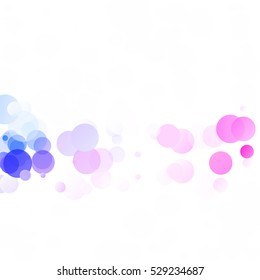 Bubbles Circle Dots Unique Colorful Bright Vector Background