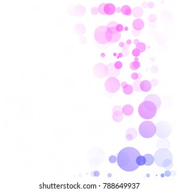 Bubbles Circle Dots Unique Colorful Bright Vector Background