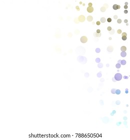 Bubbles Circle Dots Unique Colorful Bright Vector Background