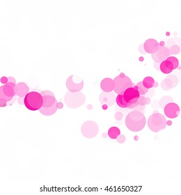 Bubbles Circle Dots Unique Pink Bright Stock Vector (Royalty Free ...