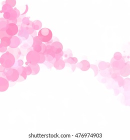 Bubbles Circle Dots Unique Pink Bright Stock Vector (Royalty Free ...