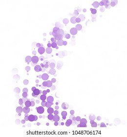 Bubbles Circle Dots Unique Purple Bright Vector Background