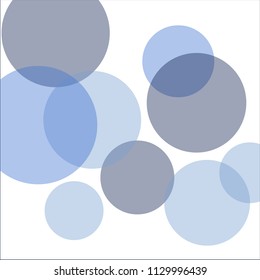 Bubbles Circle Dots Unique Purple  Blue Bright Vector Background