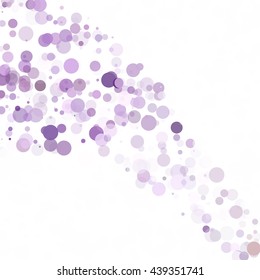 Bubbles Circle Dots Unique Purple Bright Vector Background