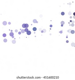 Bubbles Circle Dots Unique Purple Bright Vector Background