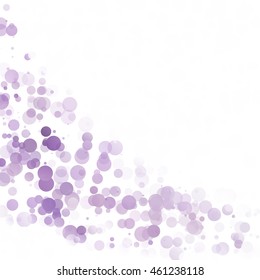 Bubbles Circle Dots Unique Purple Bright Vector Background