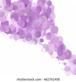 Bubbles Circle Dots Unique Purple Bright Vector Background