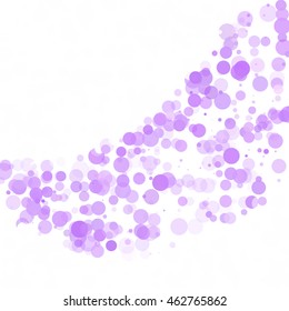 Bubbles Circle Dots Unique Purple Bright Vector Background