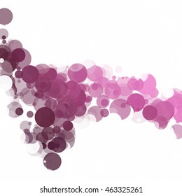 Bubbles Circle Dots Unique Purple Bright Vector Background