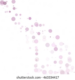 Bubbles Circle Dots Unique Purple Bright Vector Background