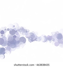 Bubbles Circle Dots Unique Purple Bright Vector Background