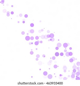 Bubbles Circle Dots Unique Purple Bright Vector Background