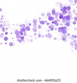 Bubbles Circle Dots Unique Purple Bright Vector Background