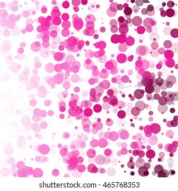 Bubbles Circle Dots Unique Purple Bright Vector Background