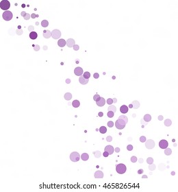 Bubbles Circle Dots Unique Purple Bright Vector Background