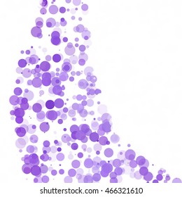 Bubbles Circle Dots Unique Purple Bright Vector Background