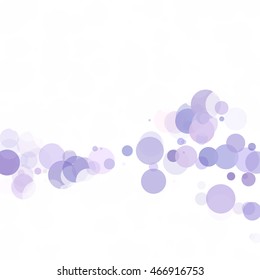 Bubbles Circle Dots Unique Purple Bright Vector Background