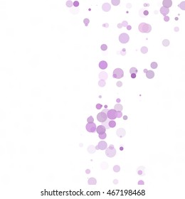 Bubbles Circle Dots Unique Purple Bright Vector Background