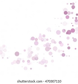 Bubbles Circle Dots Unique Purple Bright Vector Background