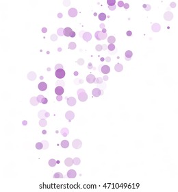Bubbles Circle Dots Unique Purple Bright Vector Background