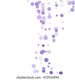 Bubbles Circle Dots Unique Purple Bright Vector Background