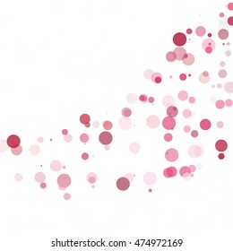 Bubbles Circle Dots Unique Purple Bright Vector Background