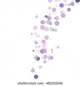 Bubbles Circle Dots Unique Purple Bright Vector Background