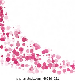 Bubbles Circle Dots Unique Purple Bright Vector Background