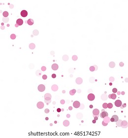 Bubbles Circle Dots Unique Purple Bright Vector Background