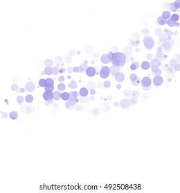 Bubbles Circle Dots Unique Purple Bright Vector Background