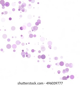Bubbles Circle Dots Unique Purple Bright Vector Background