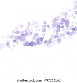 Bubbles Circle Dots Unique Purple Bright Vector Background