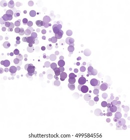 Bubbles Circle Dots Unique Purple Bright Vector Background
