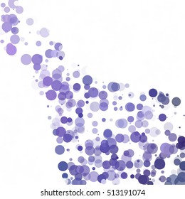 Bubbles Circle Dots Unique Purple Bright Vector Background