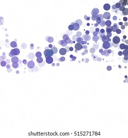 Bubbles Circle Dots Unique Purple Bright Vector Background
