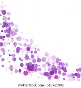 Bubbles Circle Dots Unique Purple Bright Vector Background