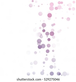 Bubbles Circle Dots Unique Purple Bright Vector Background