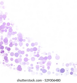 Bubbles Circle Dots Unique Purple Bright Vector Background