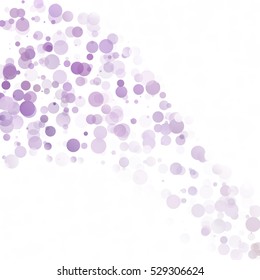 Bubbles Circle Dots Unique Purple Bright Vector Background