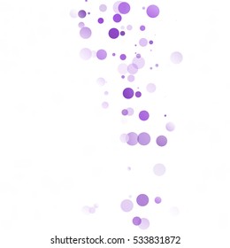 Bubbles Circle Dots Unique Purple Bright Vector Background