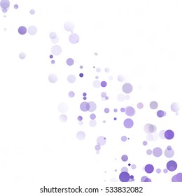Bubbles Circle Dots Unique Purple Bright Vector Background