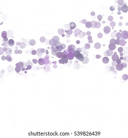 Bubbles Circle Dots Unique Purple Bright Vector Background