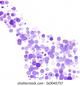 Bubbles Circle Dots Unique Purple Bright Vector Background