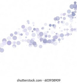 Bubbles Circle Dots Unique Purple Bright Vector Background